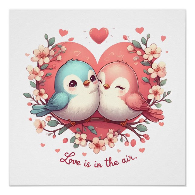 Liebe liegt in der Luft Poster (Vorderseite)
