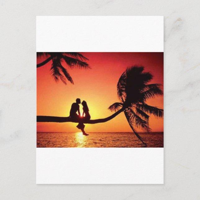 Liebe liegt in der Luft Postkarte (Vorderseite)