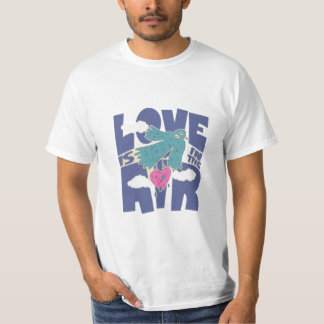 Liebe liegt in der Luft – Süßer Vogel und herzförm T-Shirt