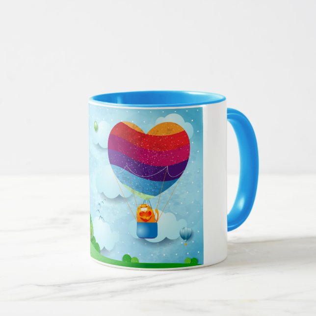 Liebe liegt in der Luft Tasse (VorderseiteRechts)