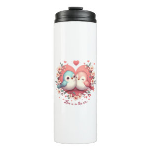 Liebe liegt in der Luft Thermosbecher