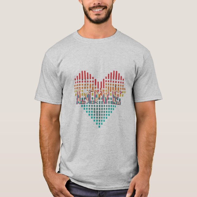Liebe liegt in der Luft: Valentinischer T - Shirt (Vorderseite)