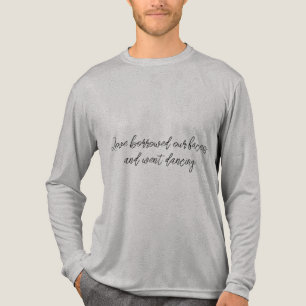 Liebe lieh sich unsere Gesichter und ging tanzen Tri-Blend Shirt
