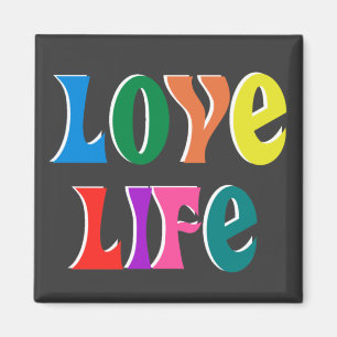 Liebe LIFE ~ anpassbare christliche Nachricht Magnet