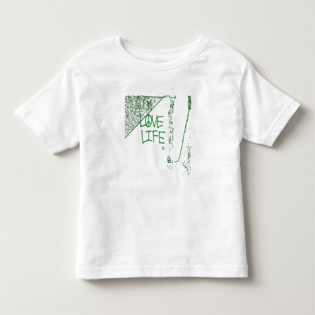 Liebe Life Graffiti Kleinkind T - Shirts (Vorderseite)