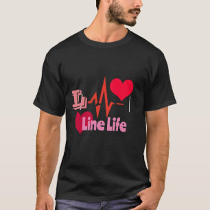 Liebe Life Hard: Inspiration Design Print T - Shir T-Shirt