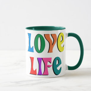Liebe LIFE! individuell anpassbare christliche Nac Tasse