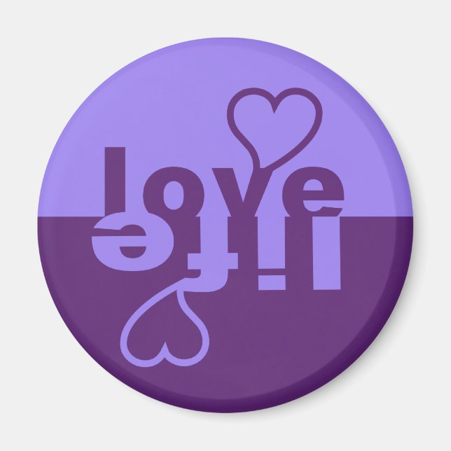 Liebe Life-Magnet Magnet (Vorne)