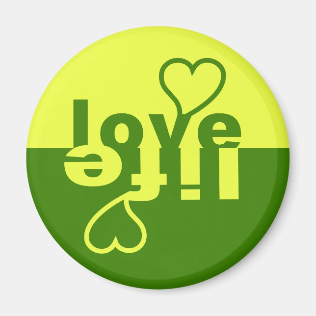 Liebe Life-Magnet Magnet (Vorne)