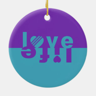 LIEBE LIFE-Ornamente Keramik Ornament