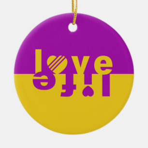 LIEBE LIFE-Ornamente Keramikornament