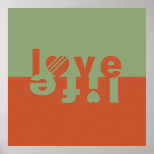 LIEBE LIFE-Plakat Poster
