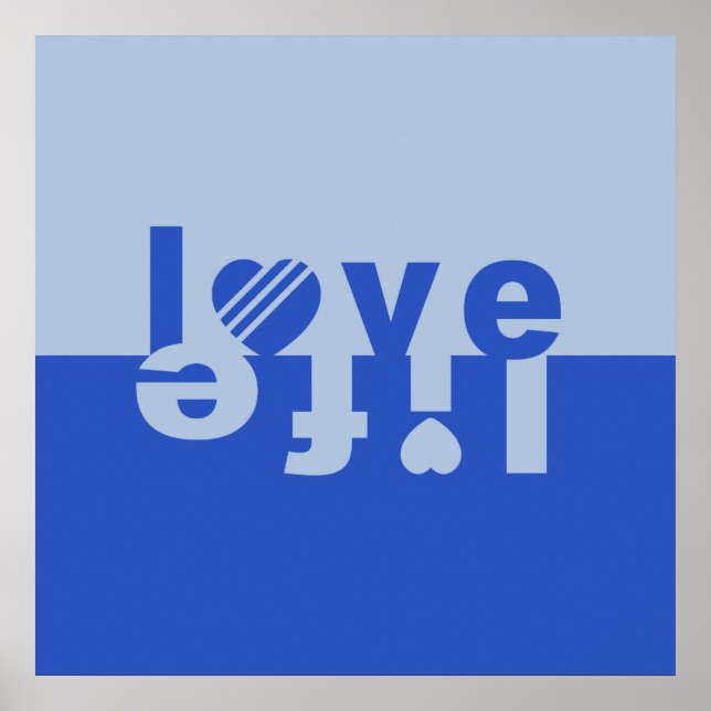 LIEBE LIFE-Plakat Poster (Vorne)
