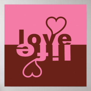 Liebe Life-Poster Poster