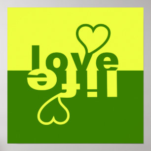 Liebe Life-Poster Poster