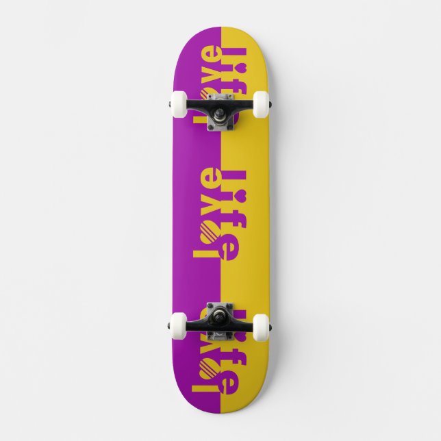 LIEBE LIFE-Skateboards Skateboard (Vorderseite)