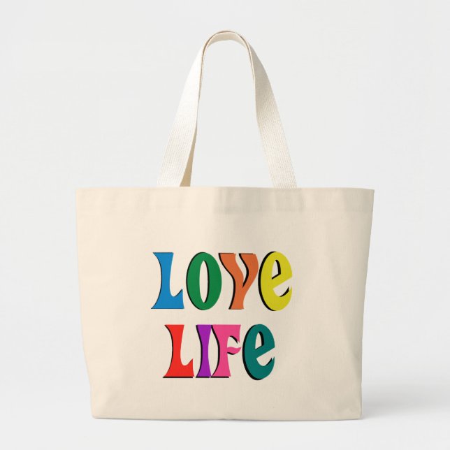 LIEBE LIFE Tasche ~ anpassbare ~eine christliche N (Vorne)