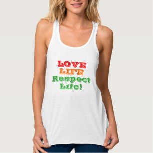Liebe Life Women's Colorful Statement Tank Top