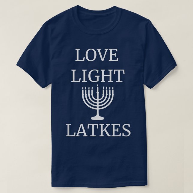 Liebe Light Latkes Sweet T-Shirt (Design vorne)