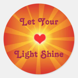 Liebe Light Shine Sticker
