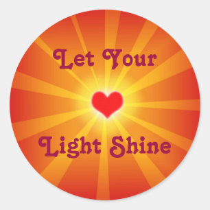 Liebe Light Shine Sticker