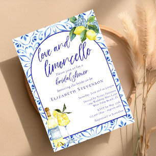 Liebe Limoncello Italienische handgeschriebene Bab Einladung