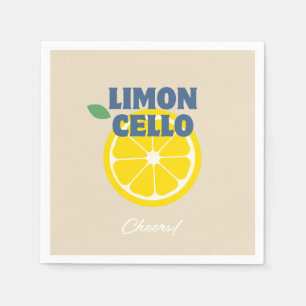 Liebe Limoncello Liquor Serviette