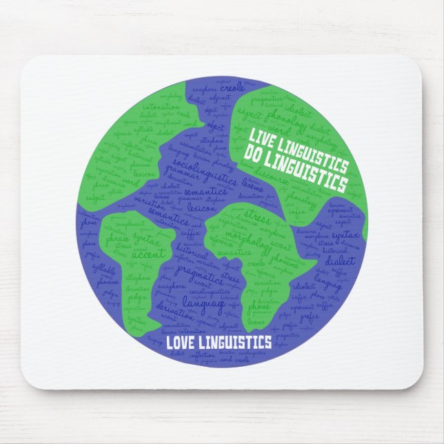 Liebe Linguistics Mousepad (Vorne)