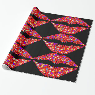 Liebe Lippen Packpapier