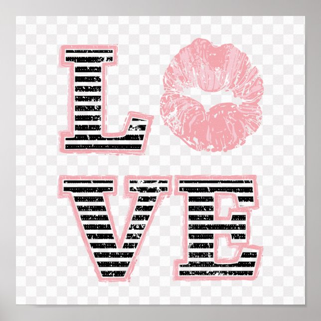 Liebe Lippen Poster (Vorne)