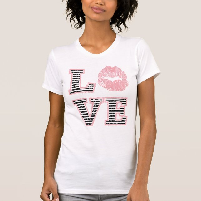 Liebe-Lippen T-Shirt (Vorderseite)