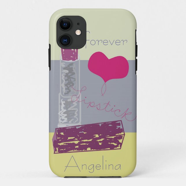 Liebe Lipstick Case-Mate iPhone Hülle (Rückseite)