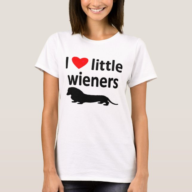 LIEBE LITTLE DACKELN T-SHIRT (Vorderseite)