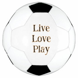 Liebe live spielen Schwarz-Orange Sportler modern  Fußball