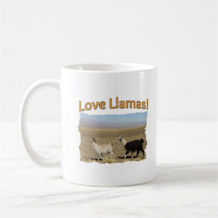 Liebe Llamas - Die besten Freunde Kaffeetasse