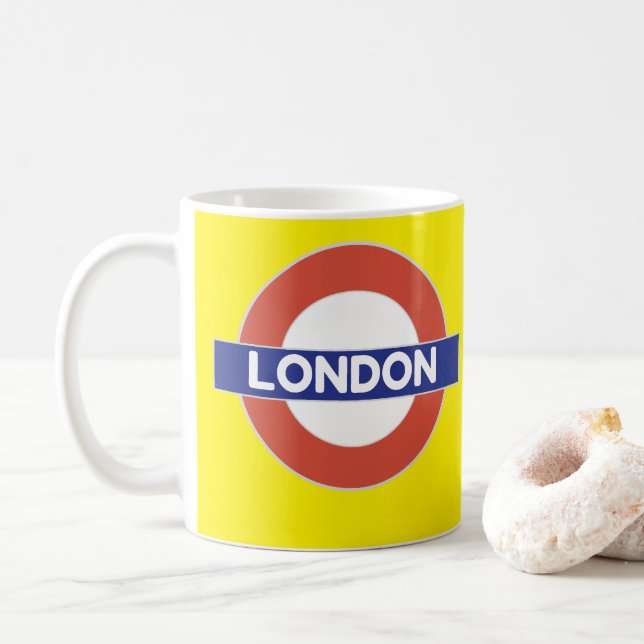 Liebe London Kaffeetasse (Mit Donut)