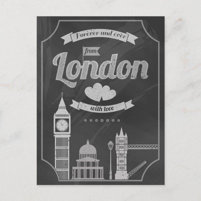 liebe London  Postkarte (Vorderseite)