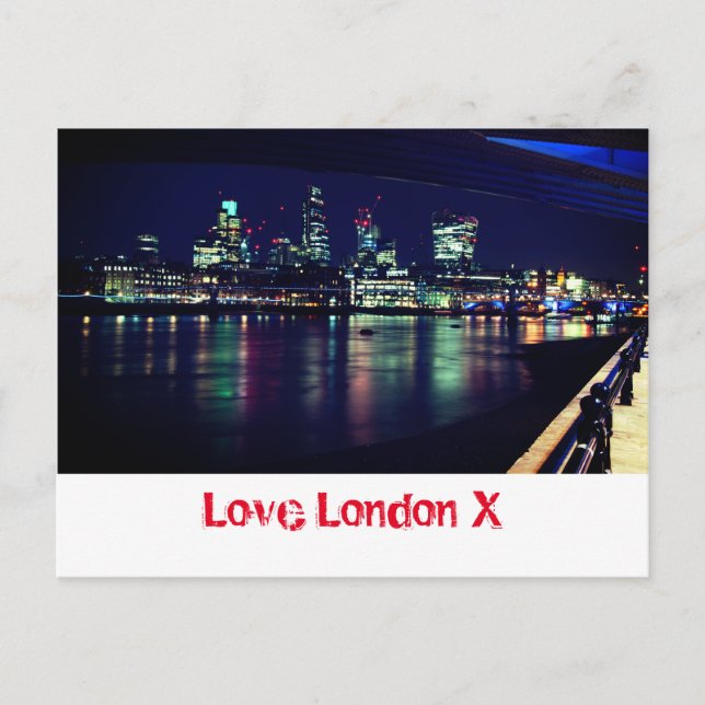 Liebe London X - City of London Financial District Postkarte (Vorderseite)