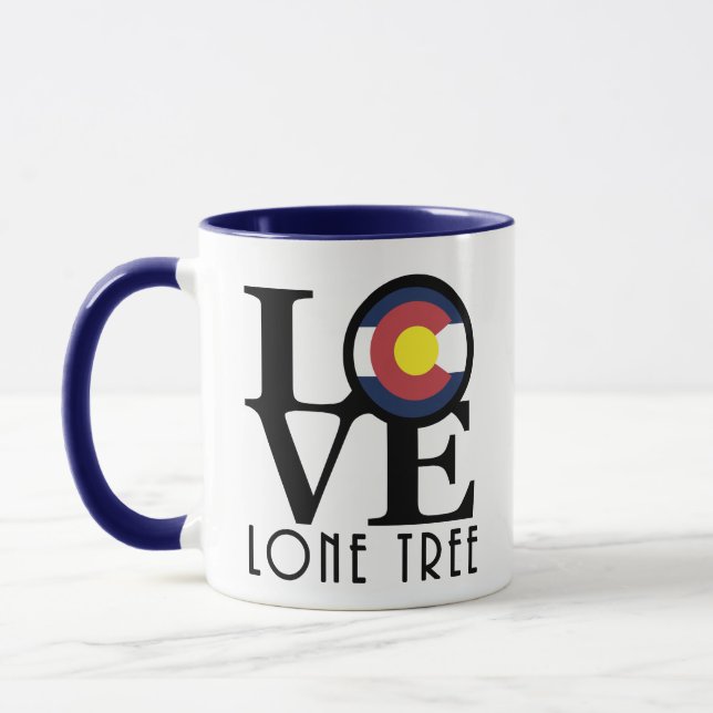 LIEBE Lone Tree Colorado Tasse (Links)