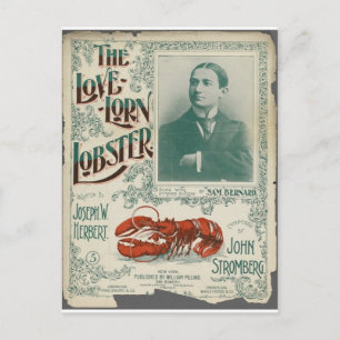 Liebe-Lorn-Hummer Postkarte