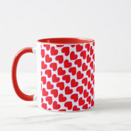 Liebe Lotta Rote Herzen Galore Tasse