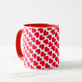 Liebe Lotta Rote Herzen Galore Tasse