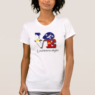 Liebe-Louisiana-Art T-Shirt
