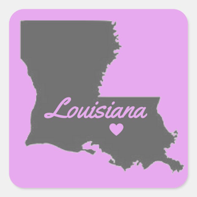 Liebe Louisiana Liebe Baton Rouge Sticker (Vorderseite)