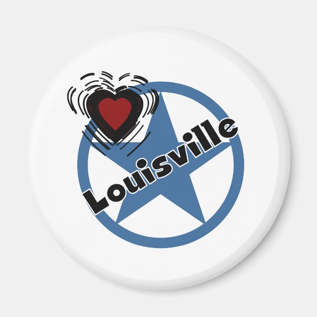 Liebe Louisville Magnet (Vorne)