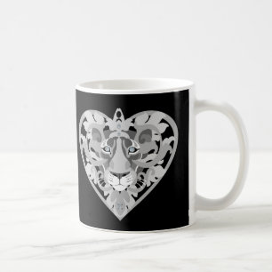 Liebe-LöwinLocket (Silber) Kaffeetasse