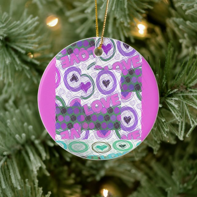 Liebe Lugano Festival - Martha Argerich Projekt Keramikornament (Baum)