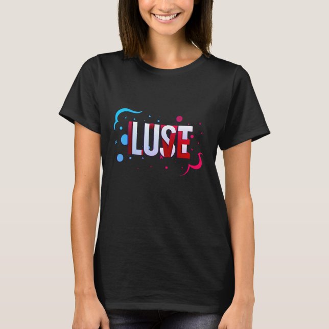 Liebe Lust - Retro Edition T - Shirt (Vorderseite)