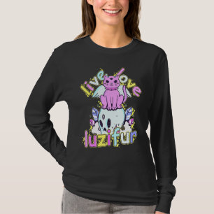 Liebe Luzifur Pastel Goth Creepy Niedlicher Dämon T-Shirt