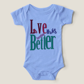 Liebe Macht Alles Besser Baby T-Shirt